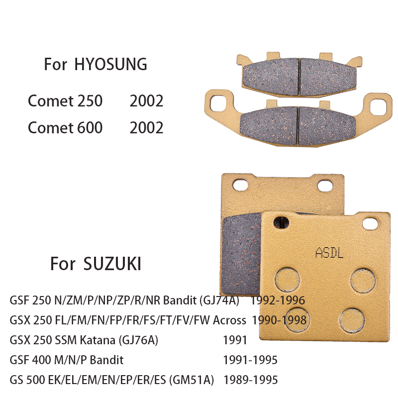 Carbon Ceramic Motorcycle Brake Rotor - Motorfiets Voor Remblokken Set voor SUZUKI