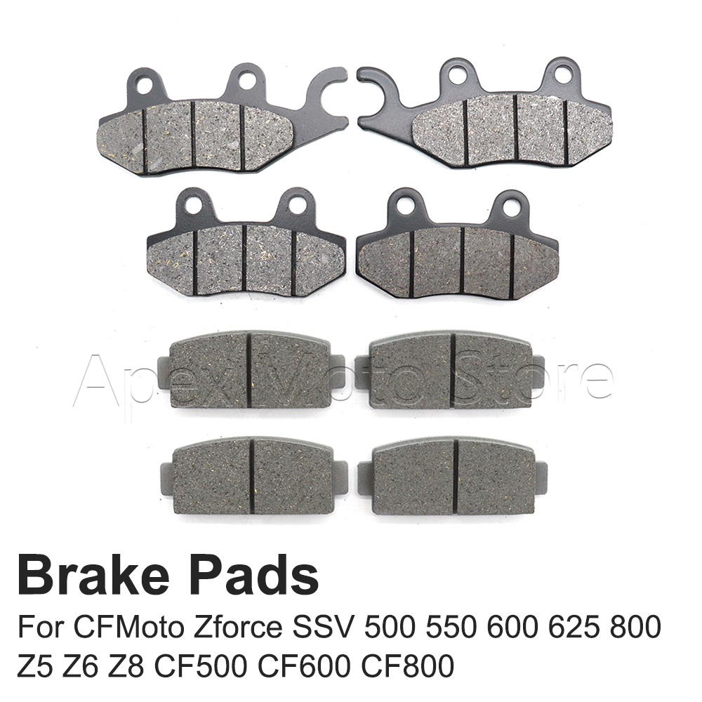 Motorcycle Brake Pads - Voor- en achterremblokken voor CFMoto Zforce