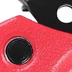 Front Rear Brake Caliper Bracket Kit - Remklauw voor elektrische scooter, schijfrem, rood