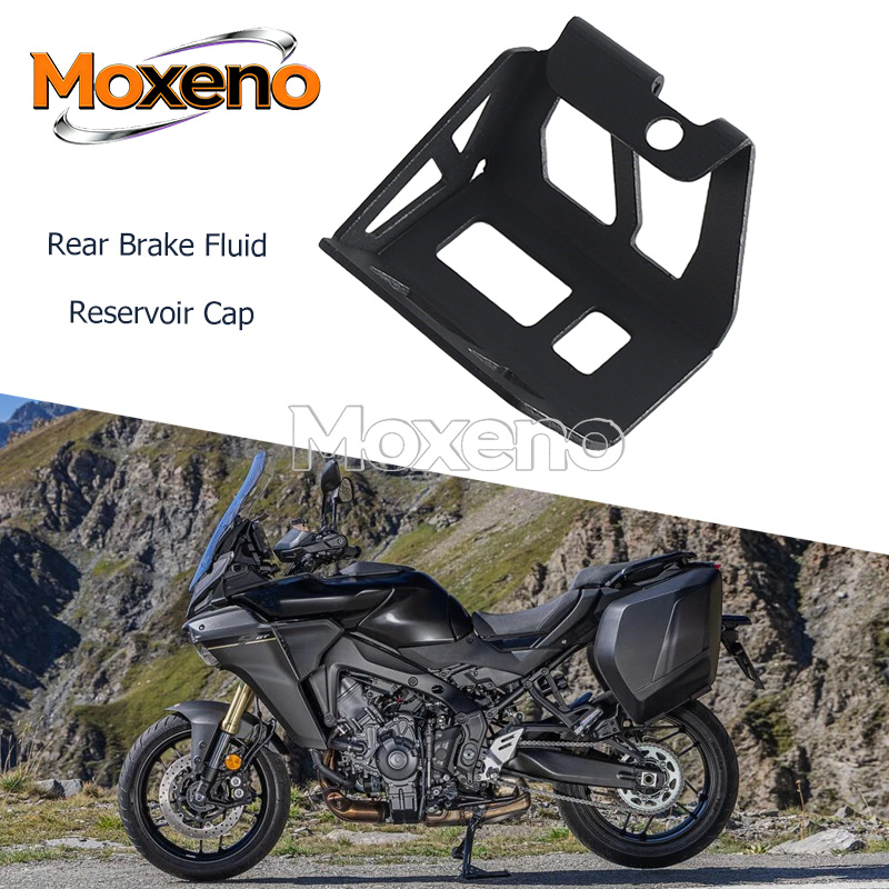 Brake Fluid - Motorfiets Aluminium Remvloeistofreservoirdop Zwart Geanodiseerde Afwerking