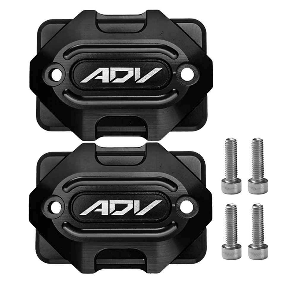 Brake Fluid - 2 stuks aluminium motorfiets oliebeker deksel,