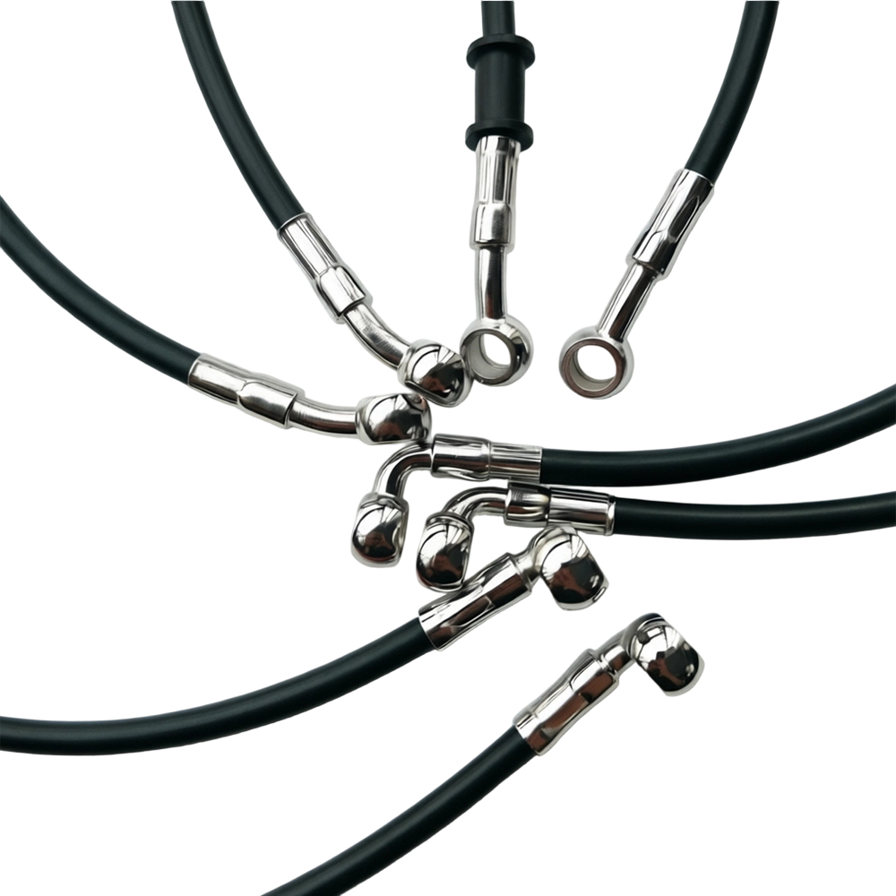 Zwart 28 ° -90 °   Hydraulisch - Brake Line Motorcycle recensie en prijs