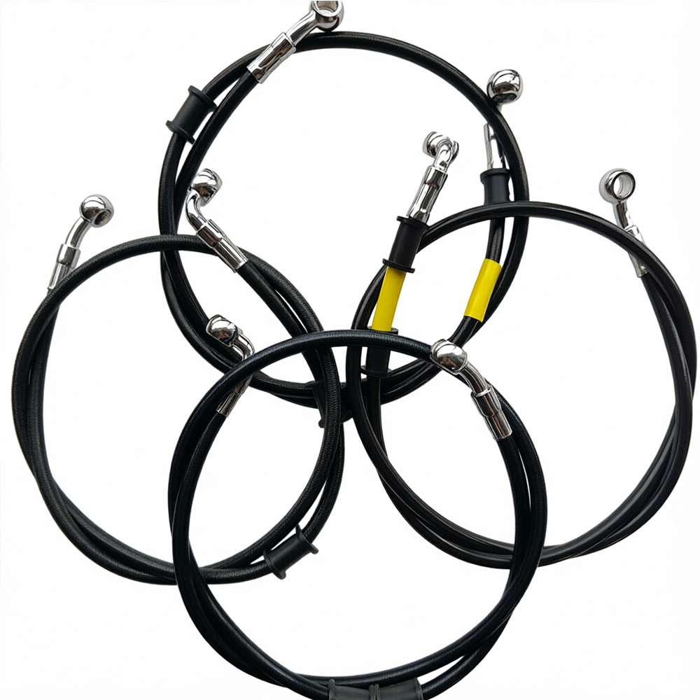 Zwart 28 ° -90 °   Hydraulisch - Brake Line Motorcycle recensie en prijs