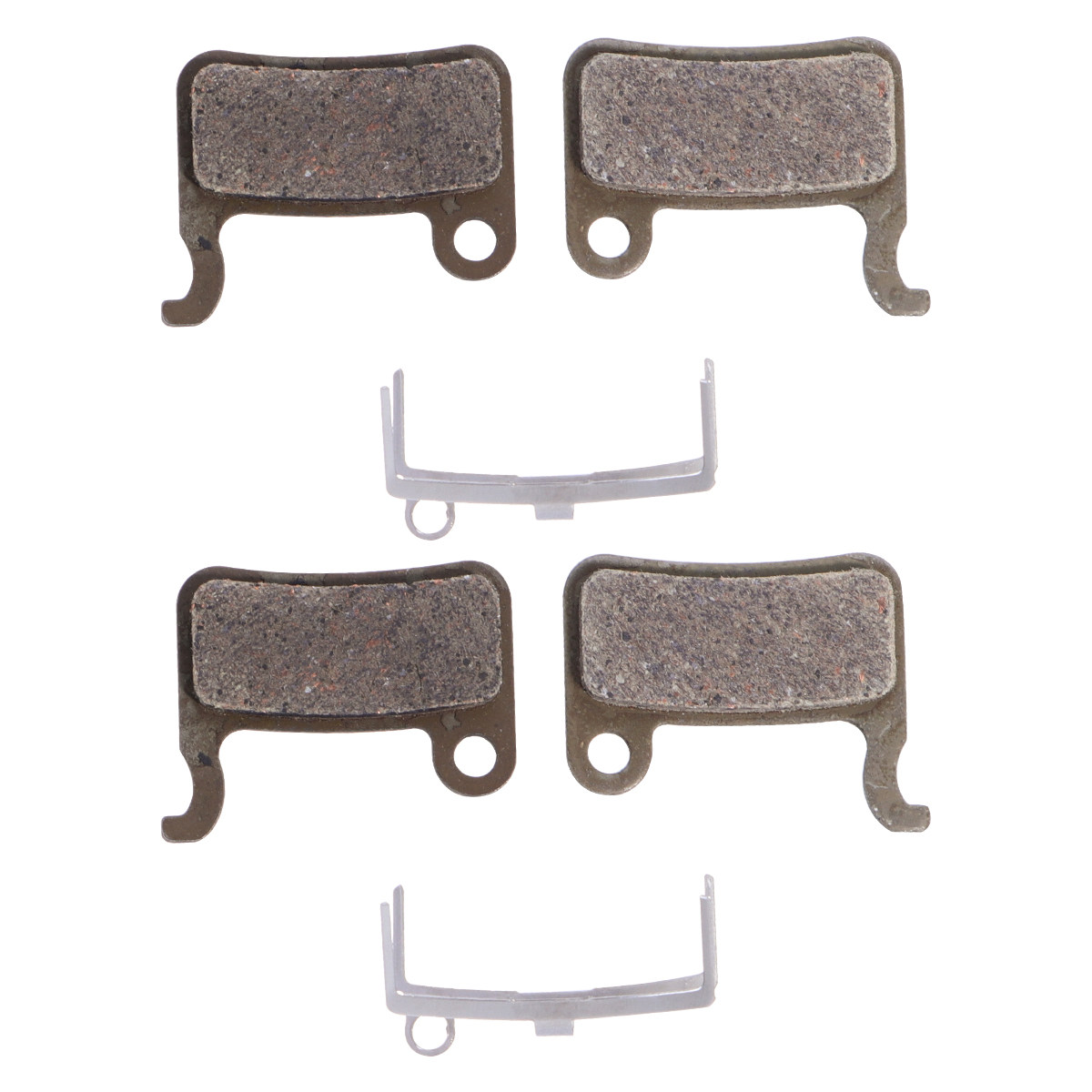 2 sets semi-metalen remblokken - Brake Pads Bike recensie en prijs